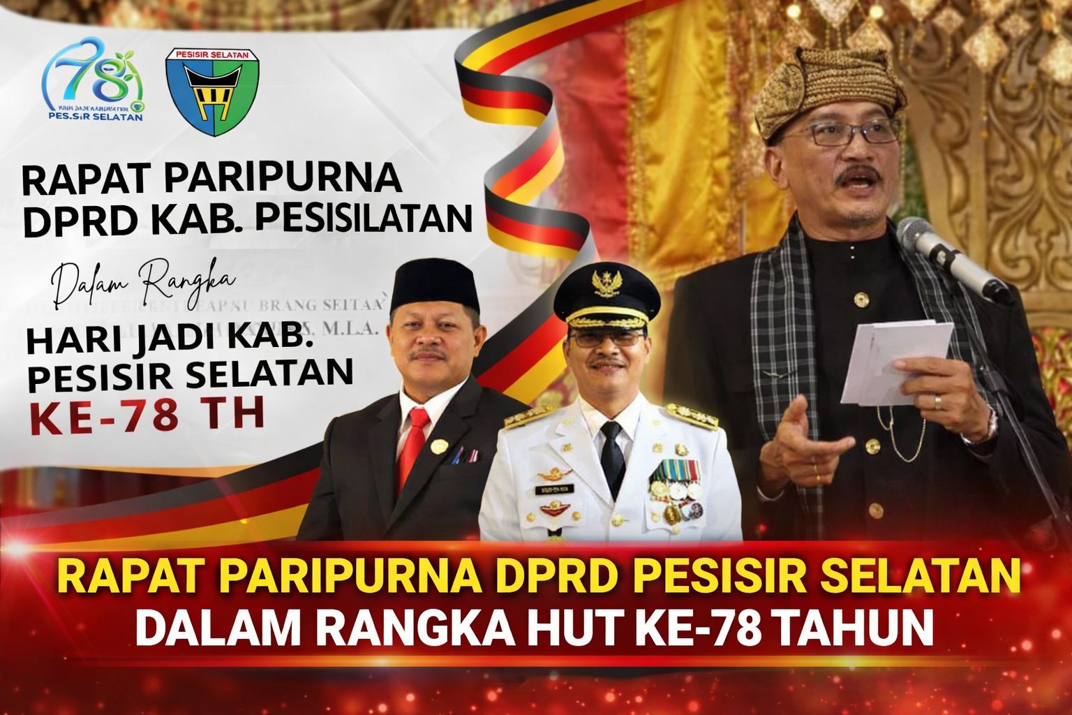 Rayakan Hari Jadi ke-78, Bupati Hendrajoni Tekankan Persatuan dan Pembangunan Berkelanjutan