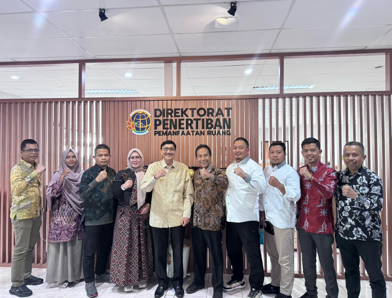 Pemkab Pesisir Selatan Lakukan Koordinasi Pengendalian Pemanfaatan Ruang ke Kementerian ATR/BPN