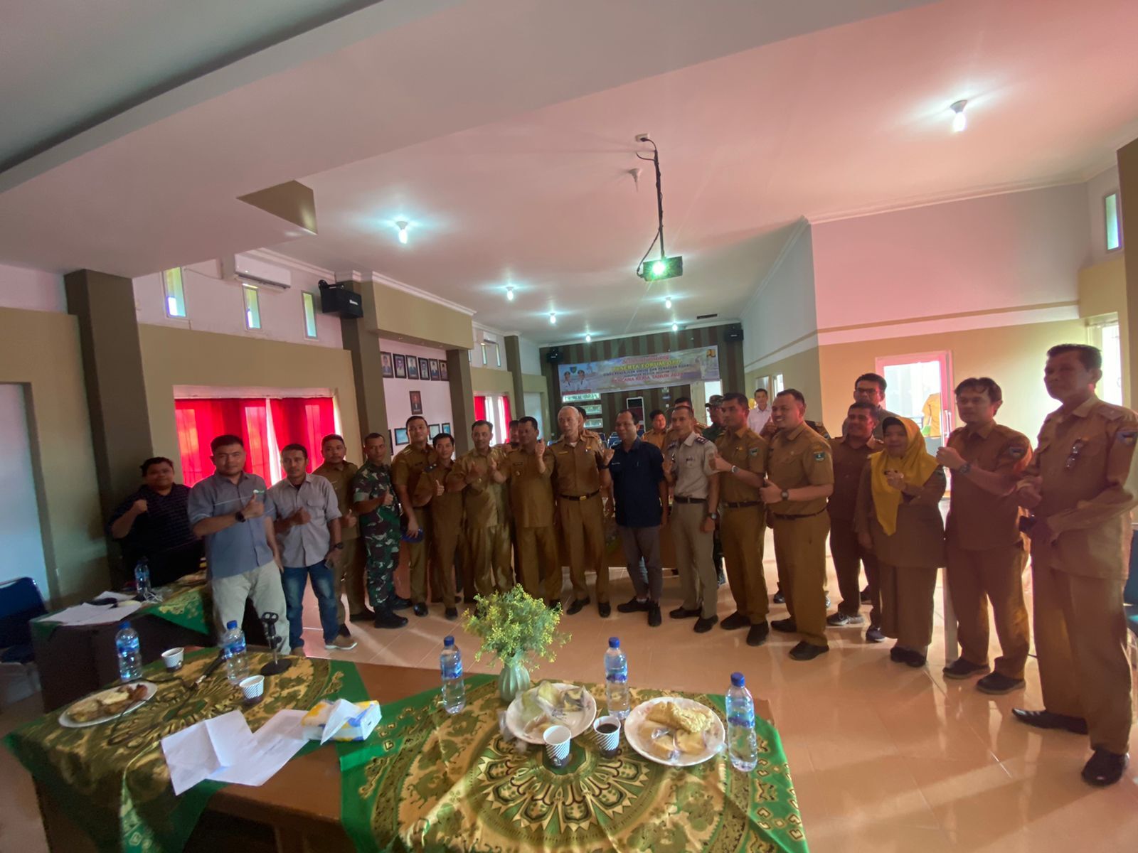 RAPAT KOORDINASI PELAKSANAAN PEMANCANGAN BATAS SEMENTARA KAWASAN HUTAN