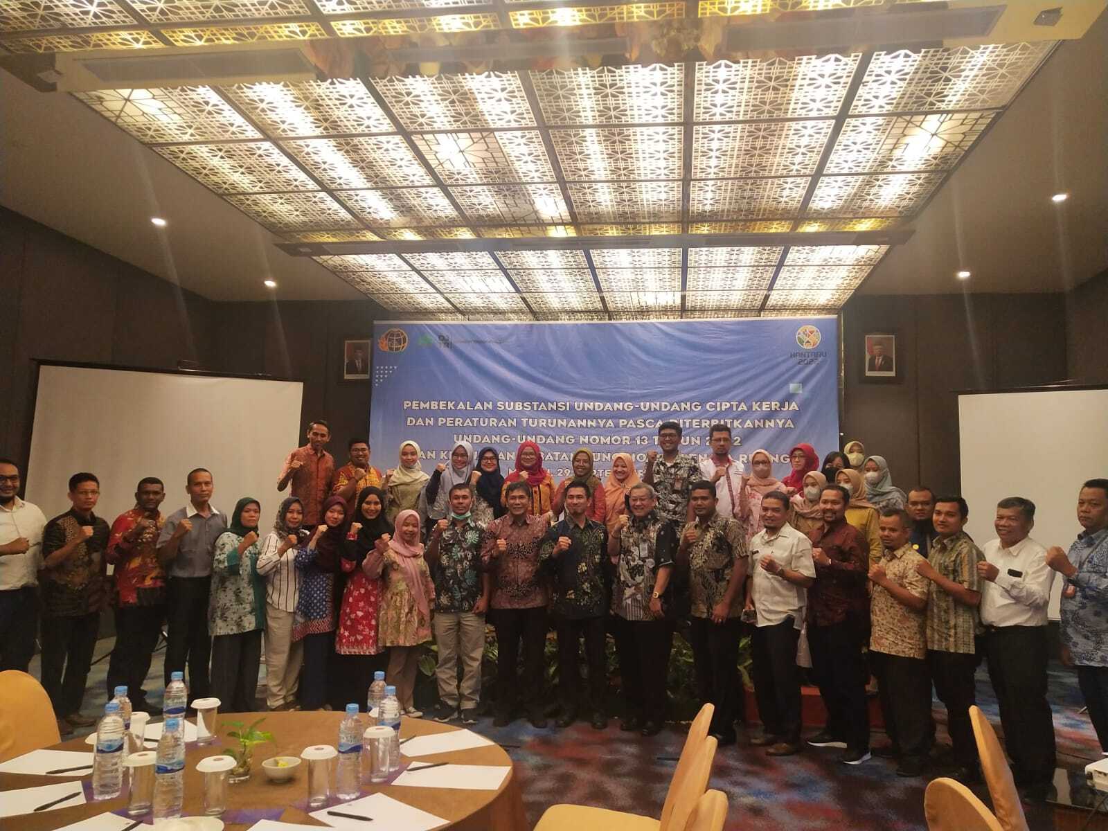 Pembekalan UUCK Terkait Bidang Penataan Ruang dan Peraturan Turunannya di Medan