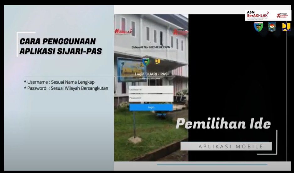 TUTORIAL PENGGUNAAN APLIKASI SIJARI PAS