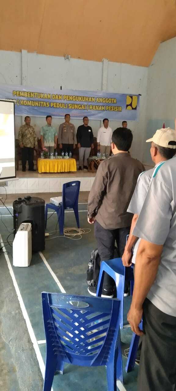 Polsek Ranah Pesisir, Camat, dan Kadis PUTR Bentuk Komunitas Peduli Sungai Batang Pelangai