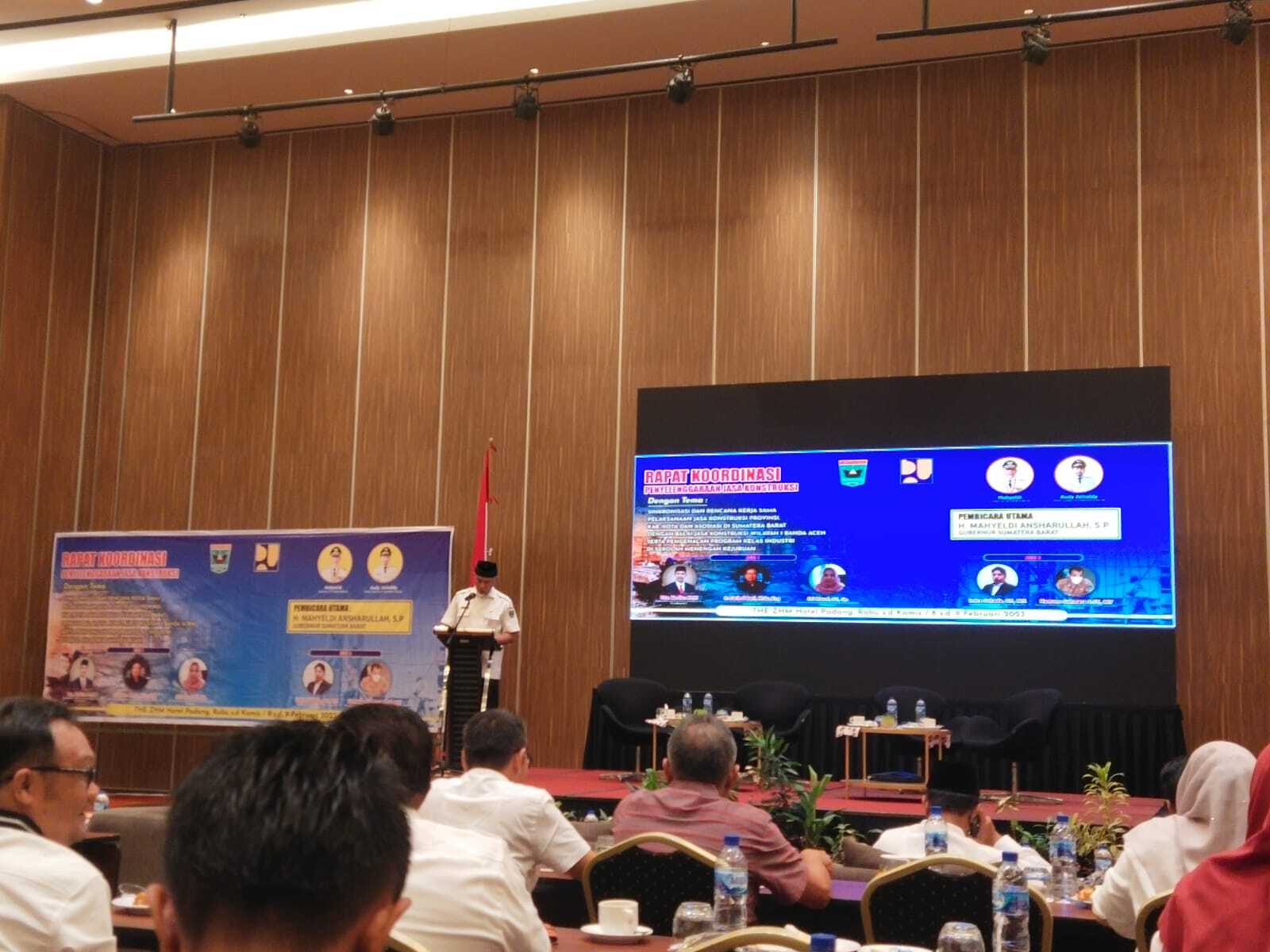 RAPAT KOORDINASI BINA KONSTRUKSI SE SUMATERA BARAT